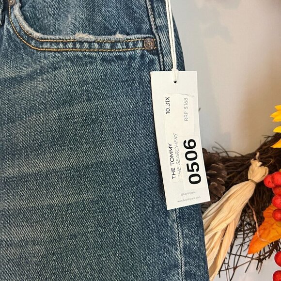 Boyish Tommy Jeans Cropped Straight Leg Sz 26 in THE SEARCHERS - Picture 2 of 10